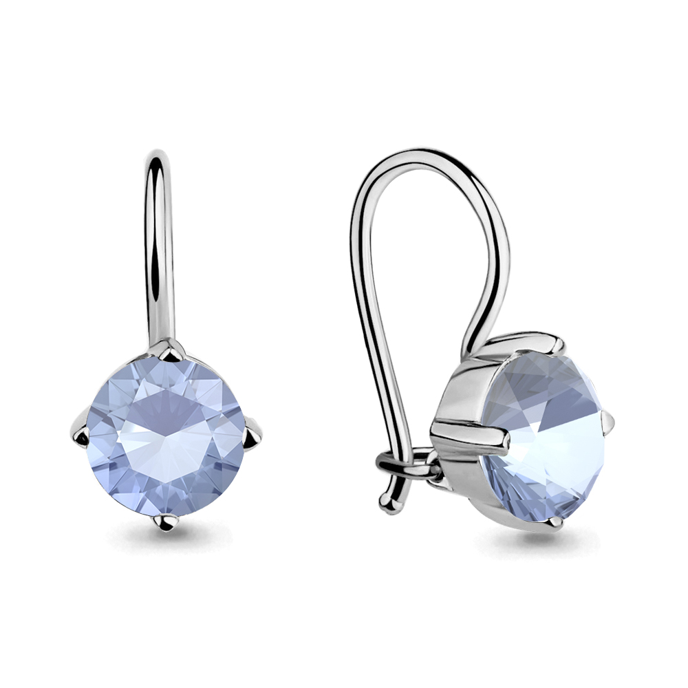 

Серьги из серебра с фианитом Яхонт Ювелирный 182668, 182668