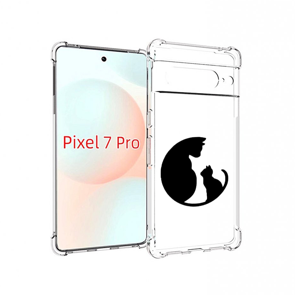 

Чехол Mypads Коты В Полукруге Для Google Pixel 7 Pro, Прозрачный, Tocco