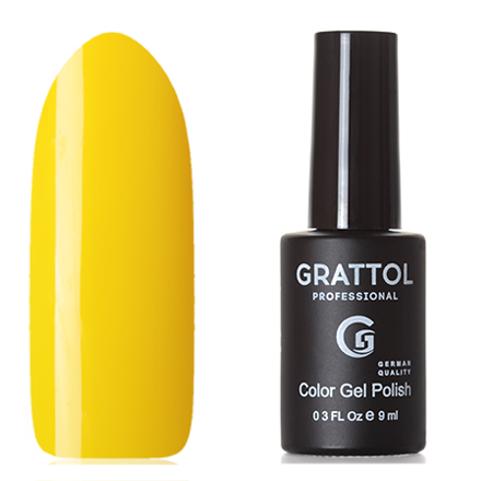 

Гель-лак №34 Color Gel Polish Yellow 9 мл, Grattol