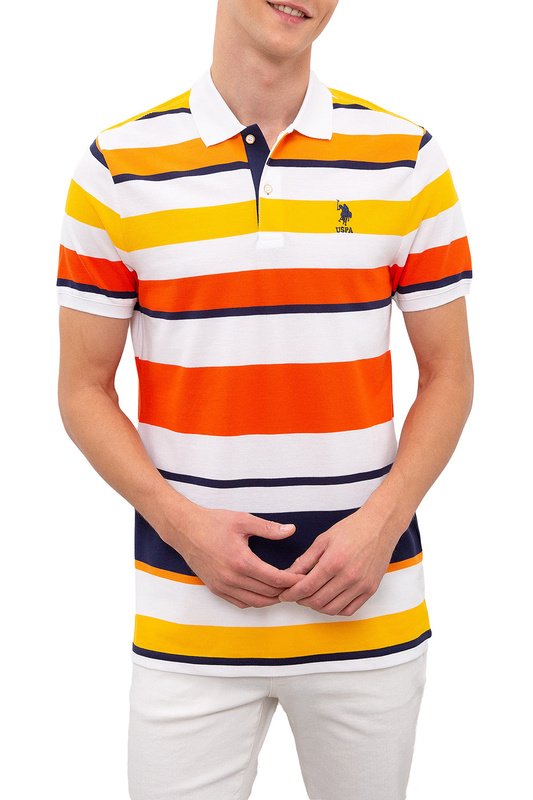 

Футболка-поло мужская G081SZ0110RENALD U.S. POLO Assn. разноцветная M, G081SZ0110RENALD