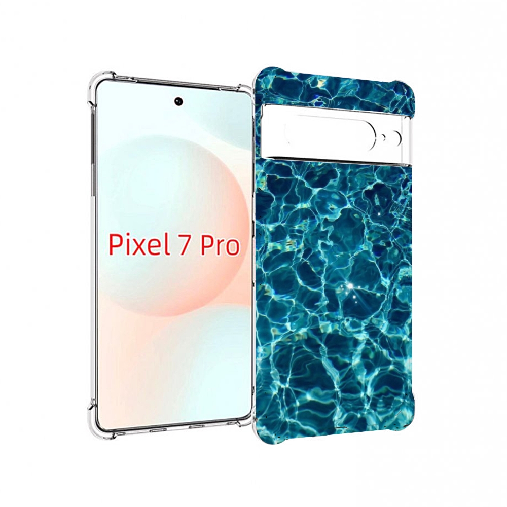 

Чехол Mypads Красивая Голубая Вода Для Google Pixel 7 Pro, Прозрачный, Tocco