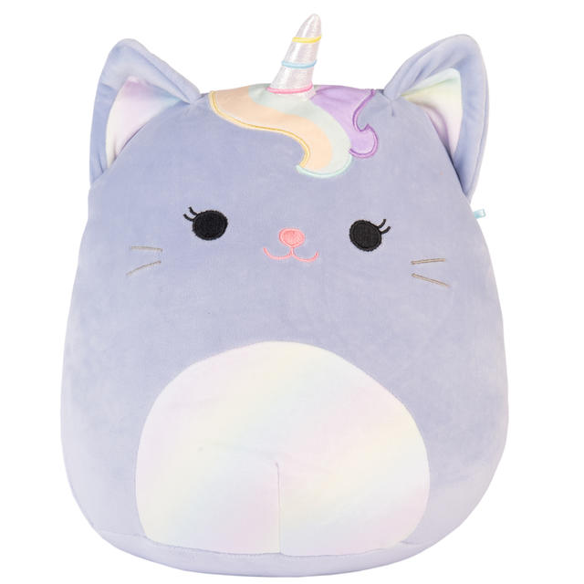 фото Игрушка мягконабивная squishmallows сквишмэллоус 30 см кошка-единорожка кларисса 39438