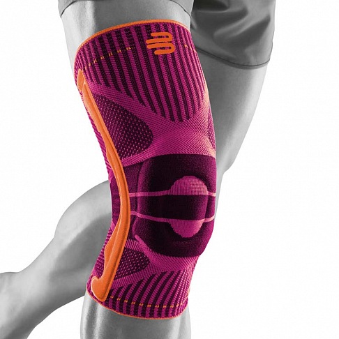 

Спортивный наколенник BAUERFEIND Knee Support с пателлярной вставкой розовый S, 11041204010007