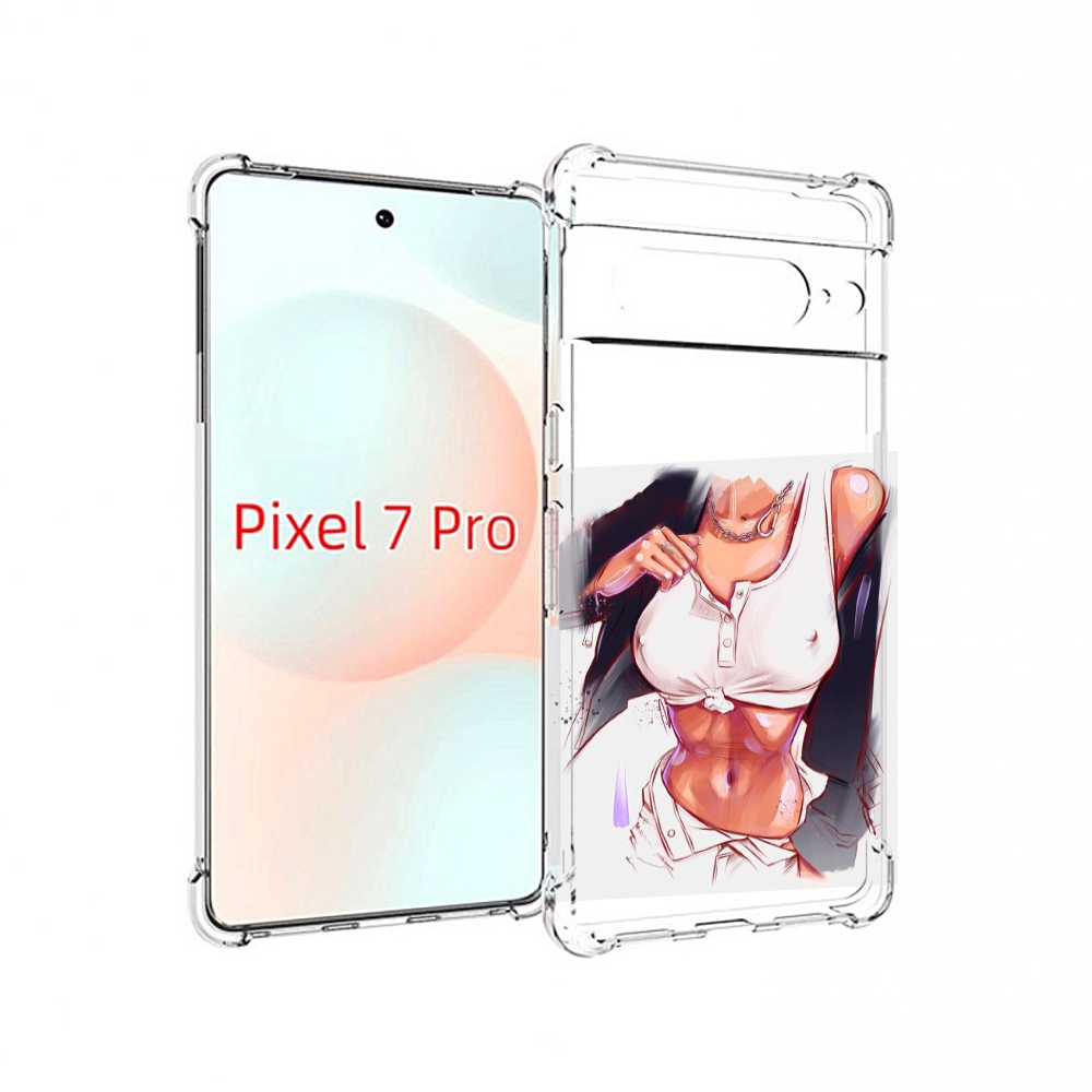 

Чехол Mypads Красивая-Стройная-Модель Для Google Pixel 7 Pro, Прозрачный, Tocco