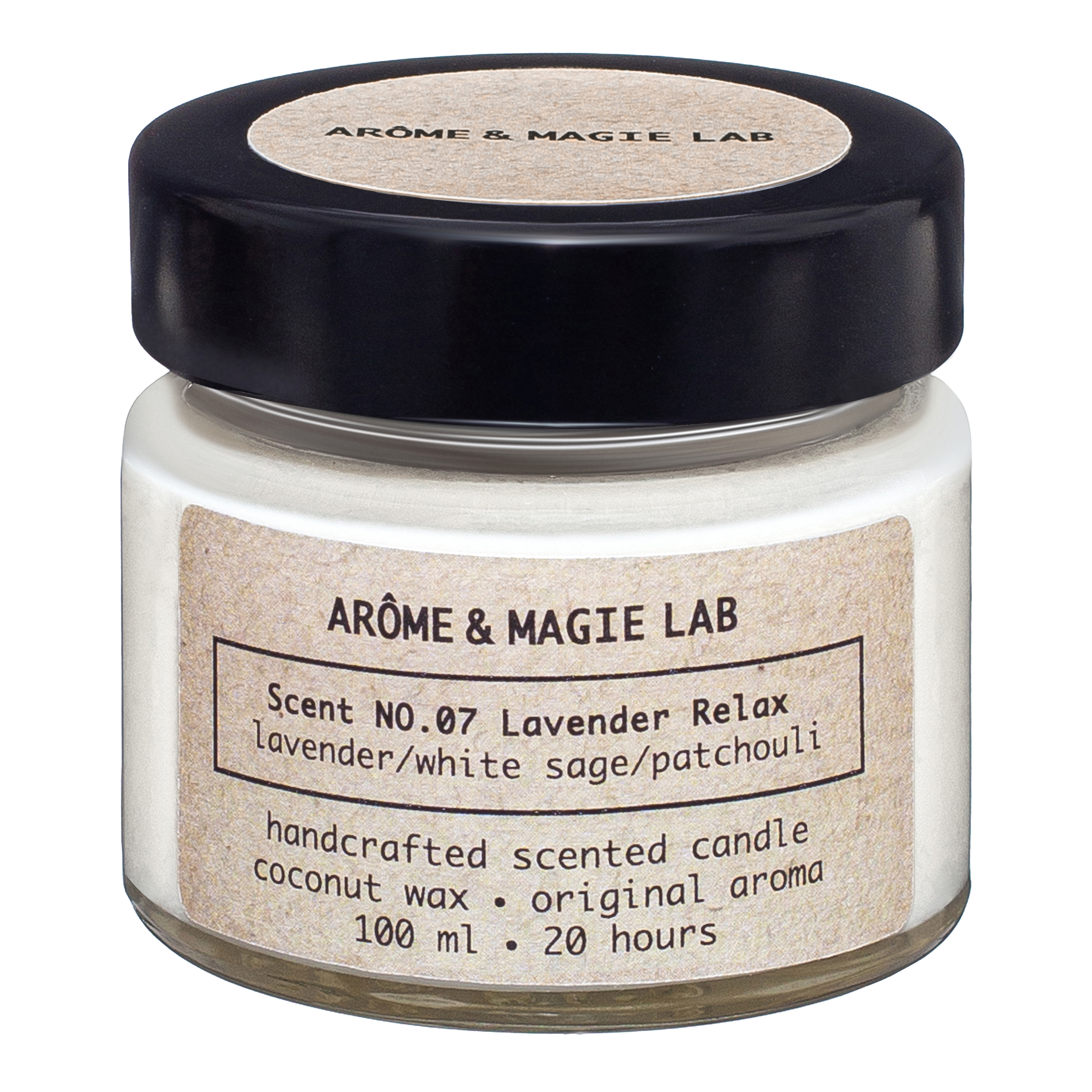 

Свеча ароматическая AROME & MAGIE LAB Scent NO.07 Lavender Relax,100 мл