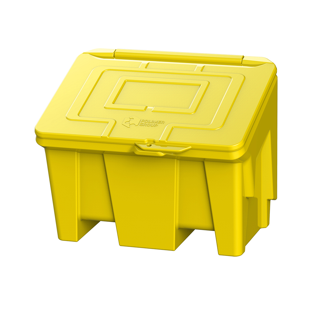 Ящик Polimer Group FB1607 160 л жёлтый контейнер для песка тара ру