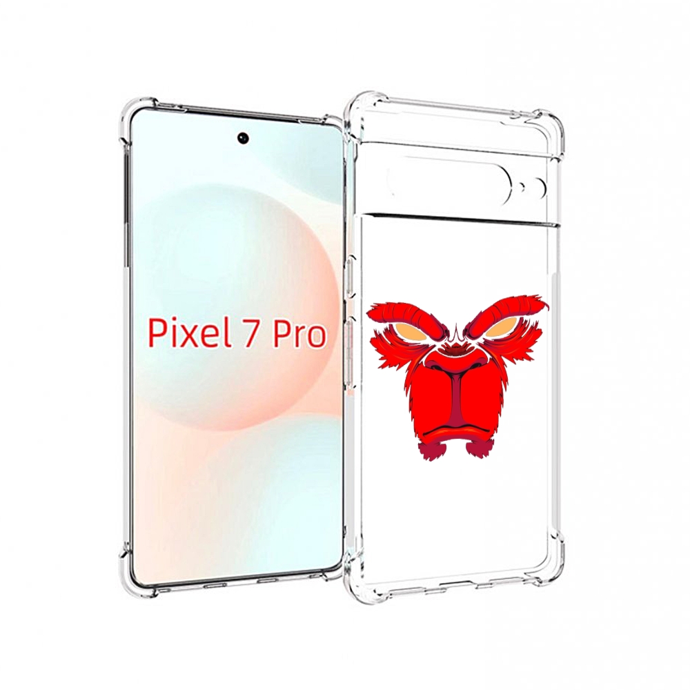 

Чехол Mypads Красная Обезьяна В Темноте Для Google Pixel 7 Pro, Прозрачный, Tocco