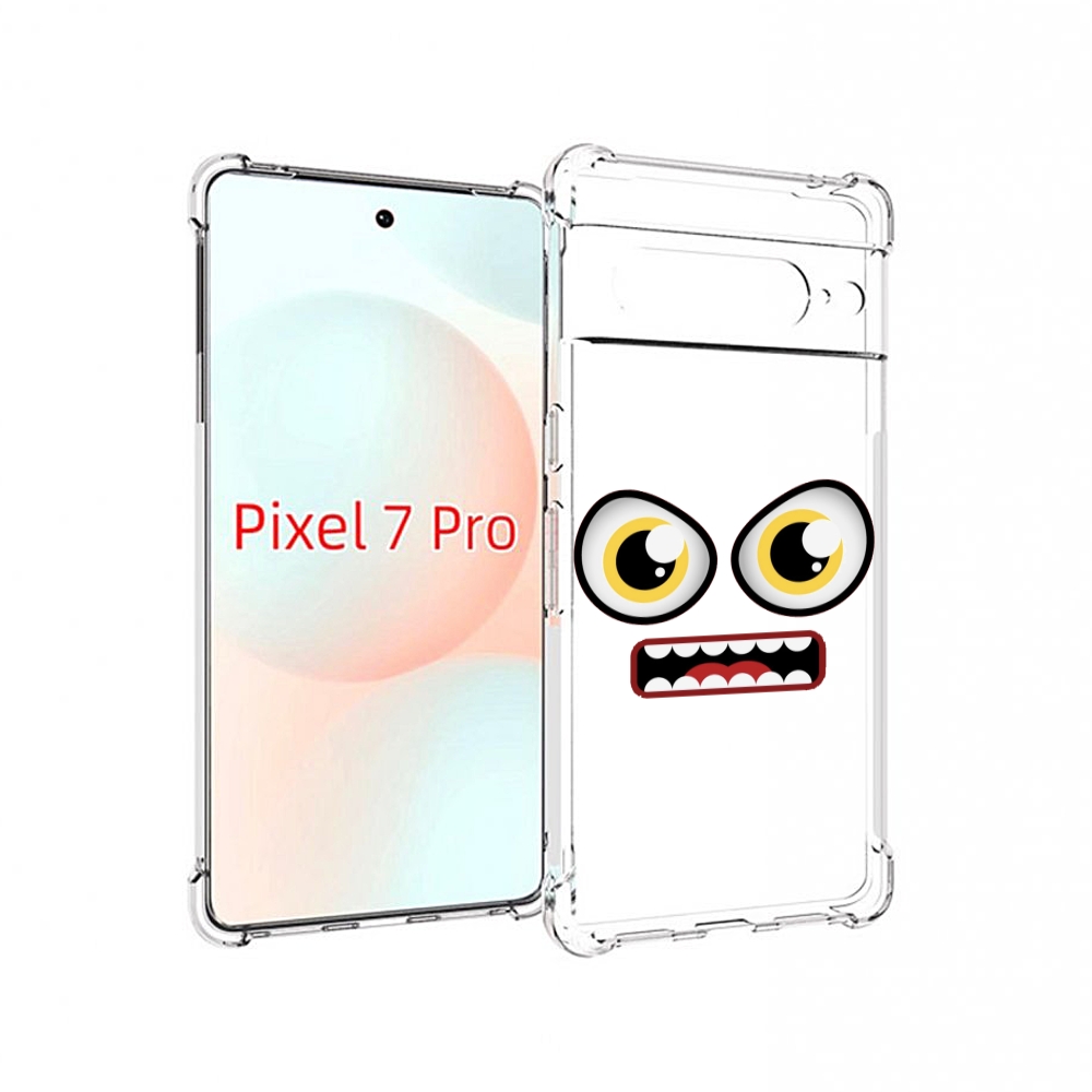 

Чехол Mypads Красный Злой Смайлик Для Google Pixel 7 Pro, Прозрачный, Tocco