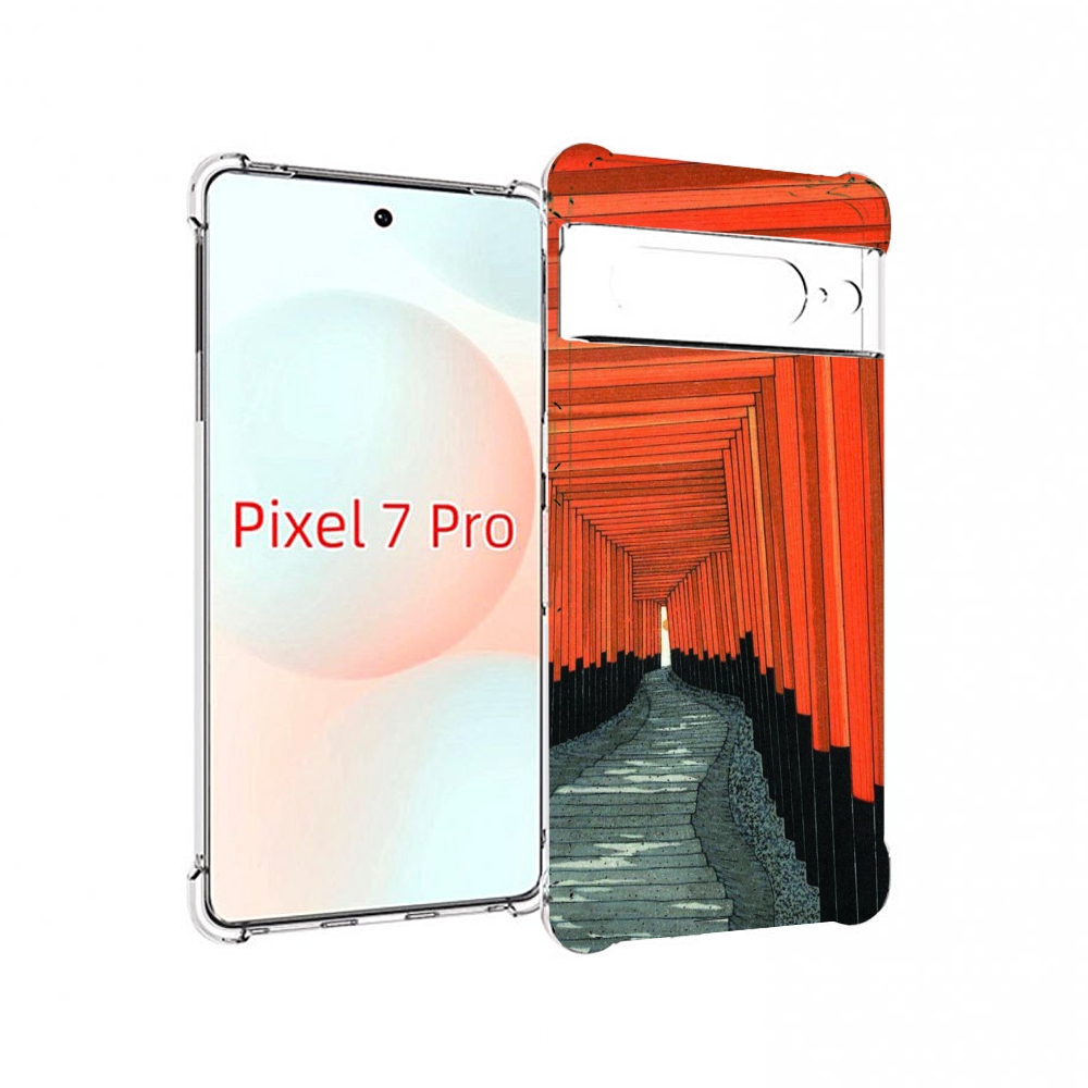 

Чехол Mypads Красный Коридор Для Google Pixel 7 Pro, Прозрачный, Tocco
