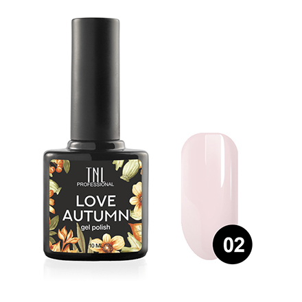 Гель-лак №02 Нежно-розовый Love autumn 10 мл, TNL TNL Professional