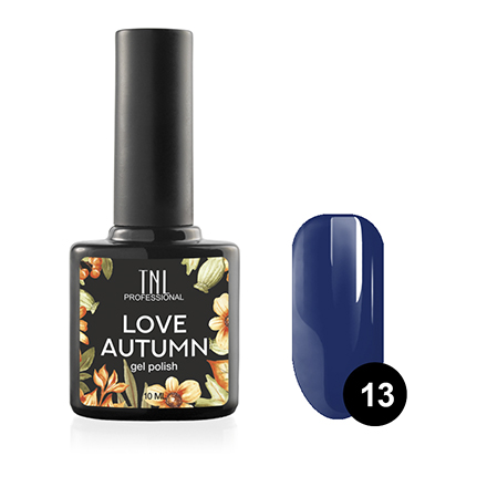 

Гель-лак №13 Темно-синий Love autumn 10 мл, TNL