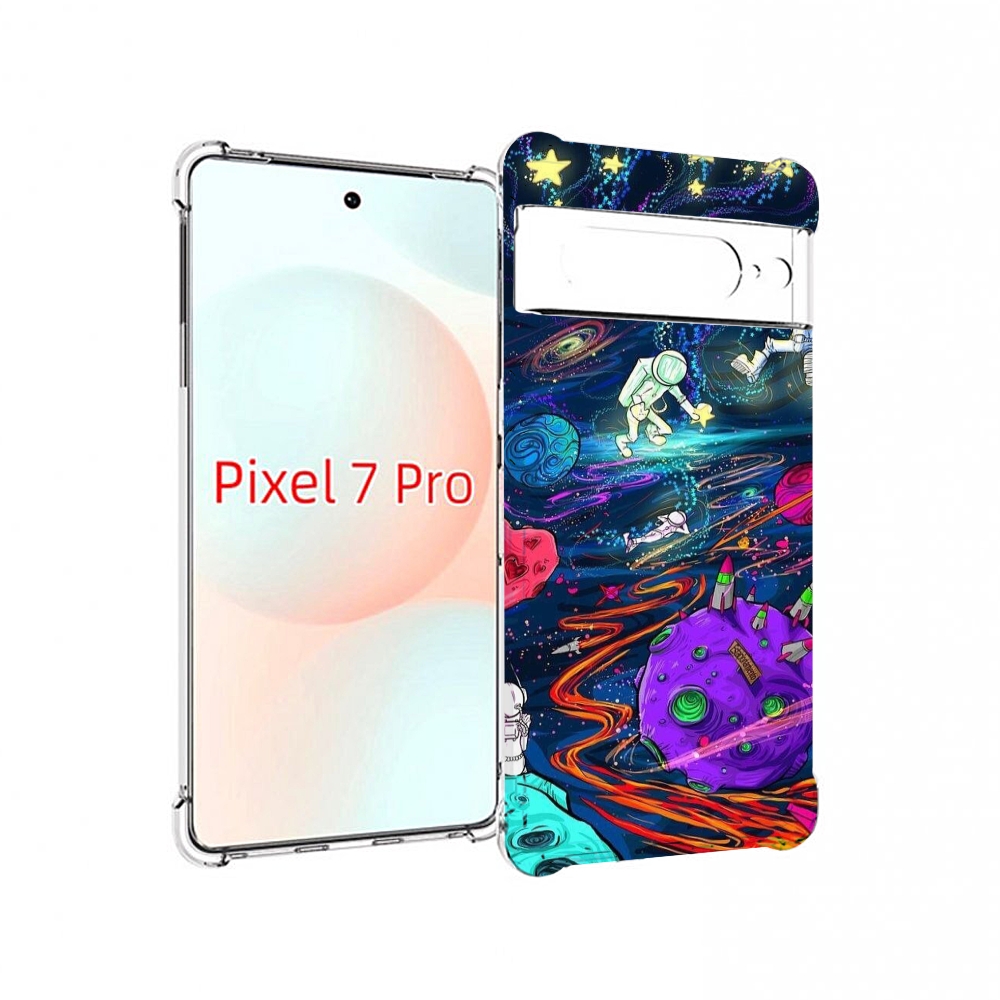 

Чехол Mypads Красочный Космос Для Google Pixel 7 Pro, Прозрачный, Tocco