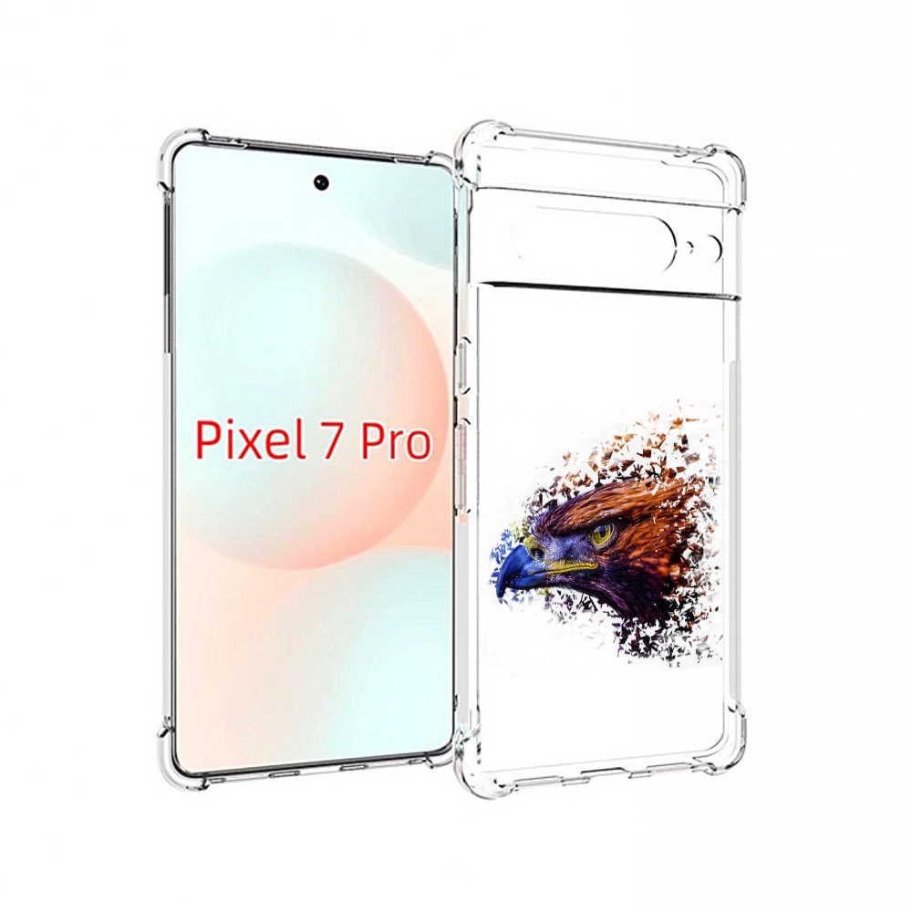 

Чехол Mypads Красочный Орел Для Google Pixel 7 Pro, Прозрачный, Tocco