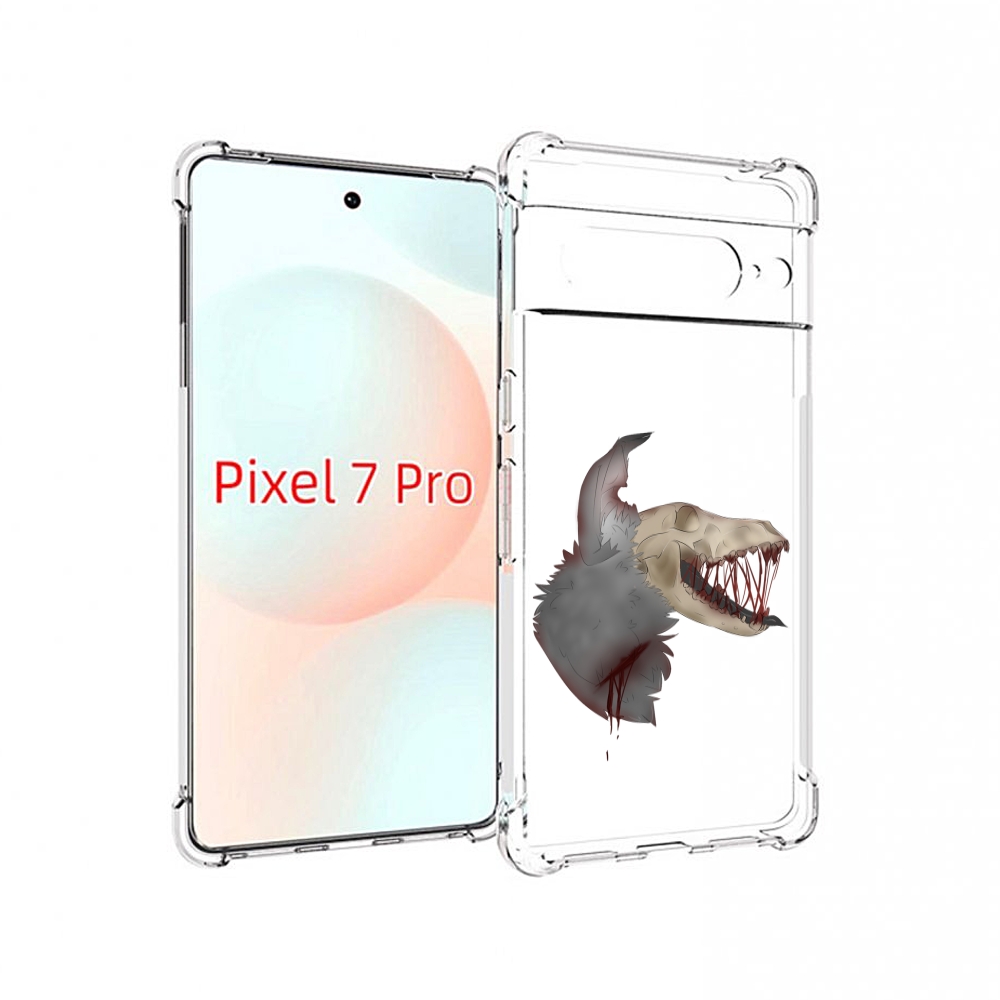 

Чехол Mypads Кровавый-Череп Для Google Pixel 7 Pro, Прозрачный, Tocco