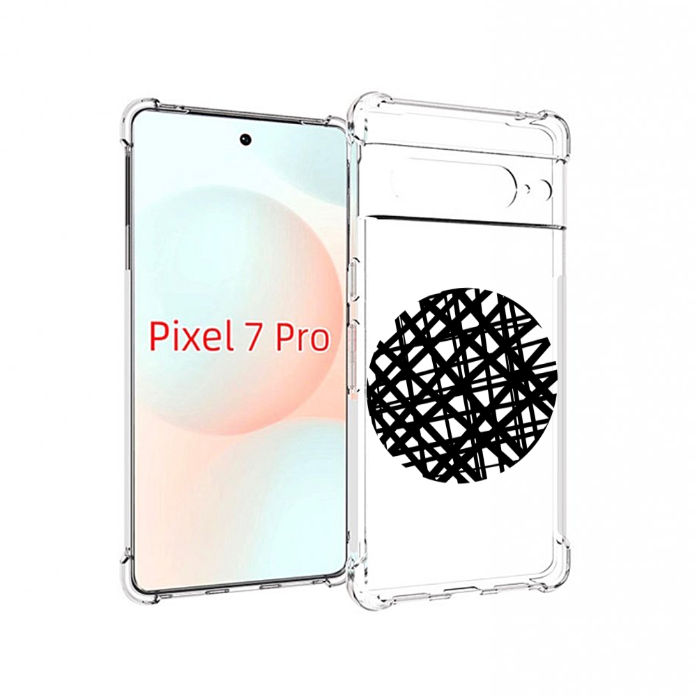 

Чехол Mypads Круглая-Абстракция Для Google Pixel 7 Pro, Прозрачный, Tocco