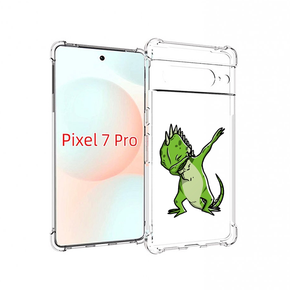 

Чехол Mypads Крутая-Ящерица Для Google Pixel 7 Pro, Прозрачный, Tocco