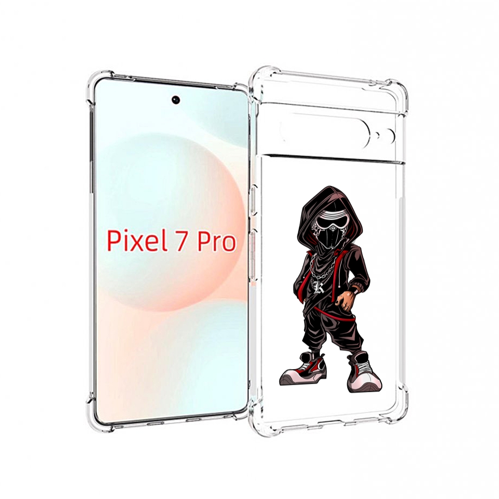 

Чехол Mypads Крутой-Ниндзя Для Google Pixel 7 Pro, Прозрачный, Tocco