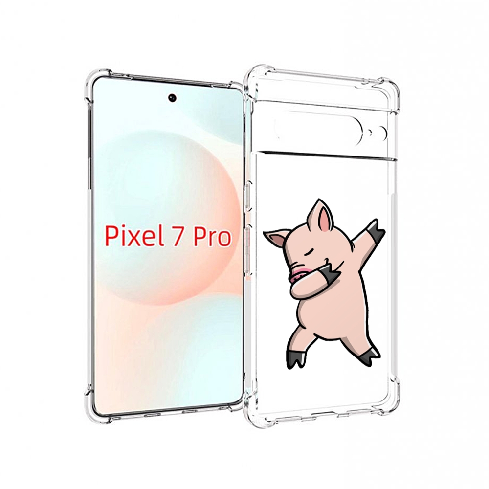 

Чехол Mypads Крутой-Поросенок Для Google Pixel 7 Pro, Прозрачный, Tocco