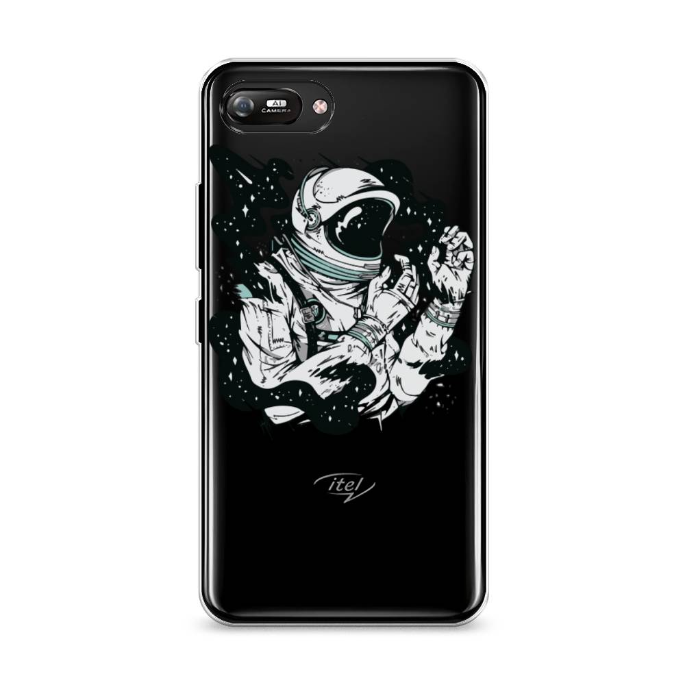 

Чехол Awog на Itel A25/A35 "Космонавт арт", Разноцветный