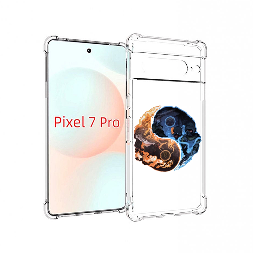 

Чехол Mypads Кс-Го-Инь-Янь Для Google Pixel 7 Pro, Прозрачный, Tocco