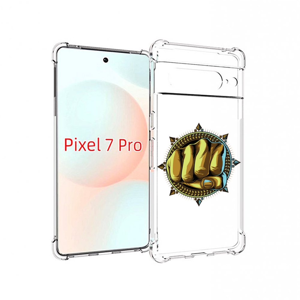 

Чехол Mypads Кулак Для Google Pixel 7 Pro, Прозрачный, Tocco