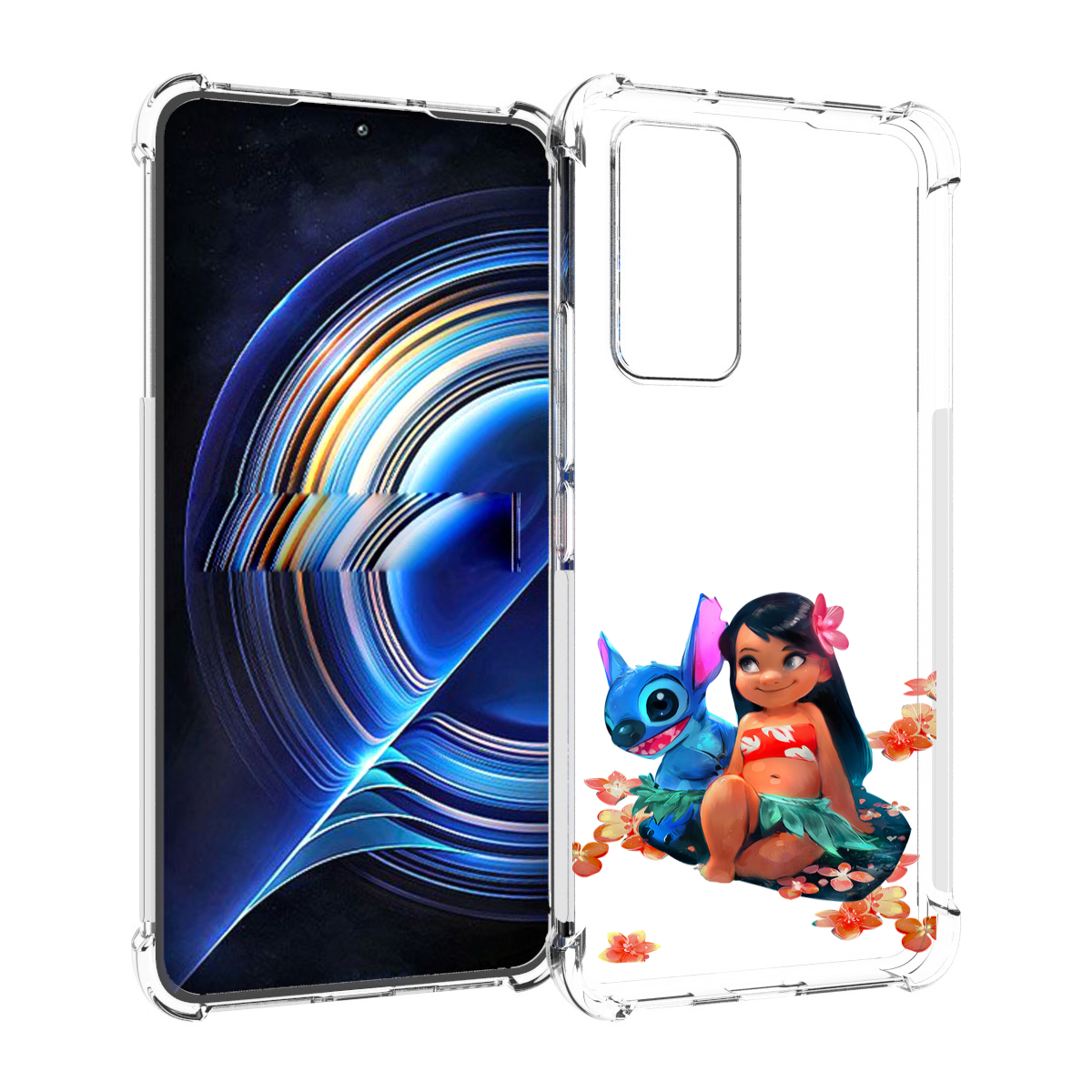 

Чехол MyPads лила-и-стич детский для Tecno Camon 19 Neo, Прозрачный, Tocco