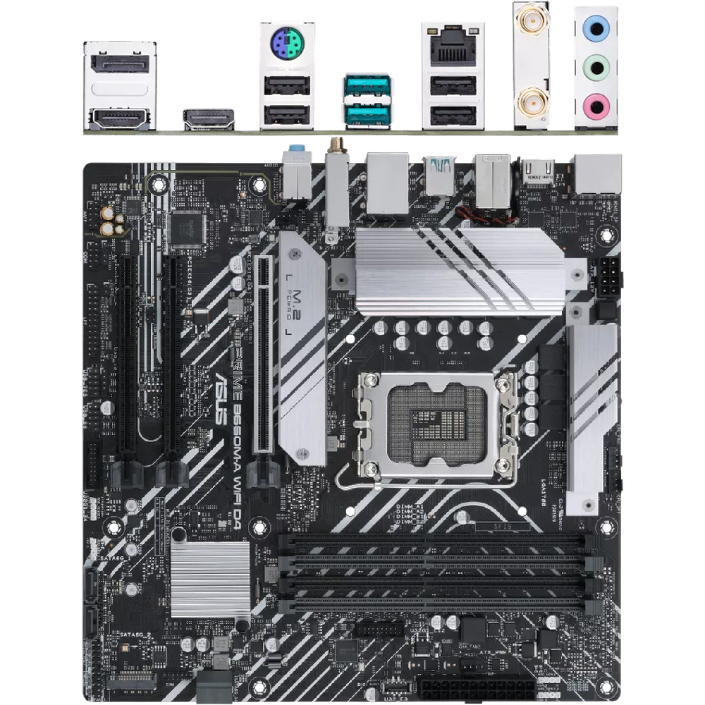 фото Материнская плата asus prime b660m-a wifi d4 b660 socket-1700, matx