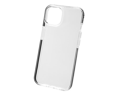 фото Панель-накладка smarterra silicon case clear/black для iphone 13 mini