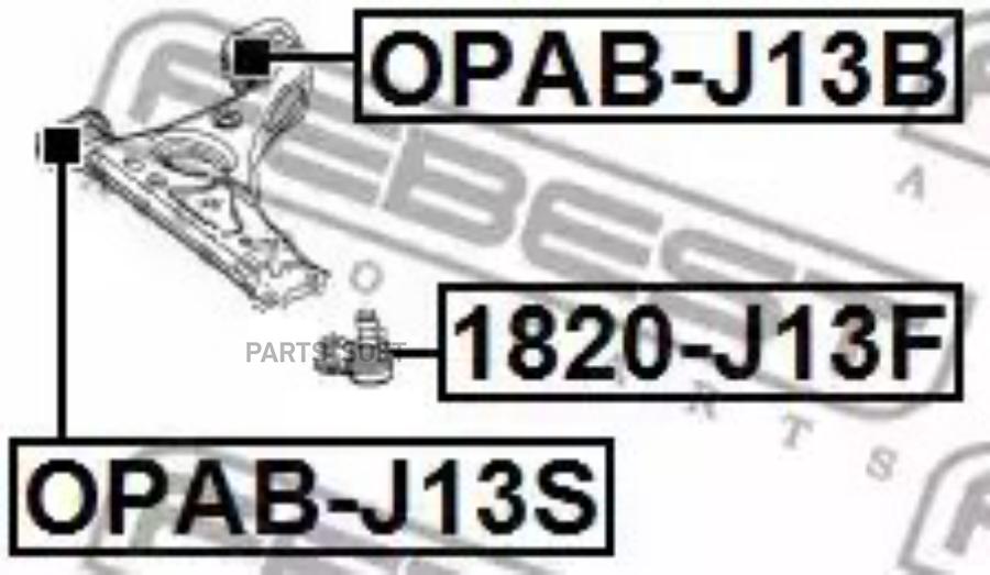 

FEBEST ОПОРА ШАРОВАЯ ПЕРЕДНЕГО НИЖНЕГО РЫЧАГА