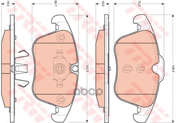 

Колодки дисковые п. jaguar x-type/xf 3.0-4.2i/2.7d 04> Gdb1705 =1219 00 [c2c27290]
