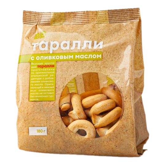 

Таралли ВкусВилл с оливковым маслом 180 г