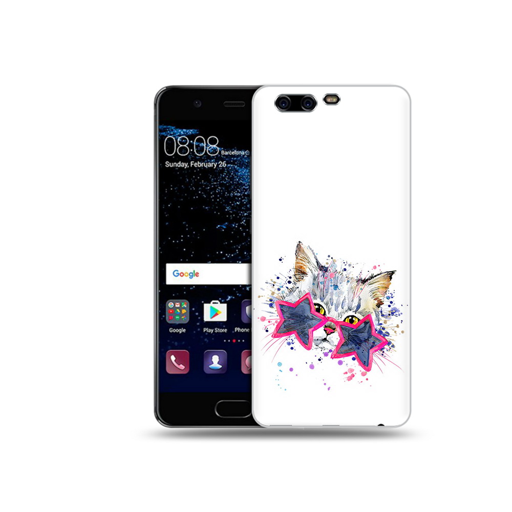 

Чехол MyPads Tocco для Huawei P10 звездные очки (PT60870.50.353), Прозрачный, Tocco