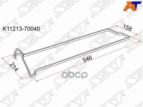 

SAT Прокладка крышки клапанной TOYOTA Mark 2 SAT