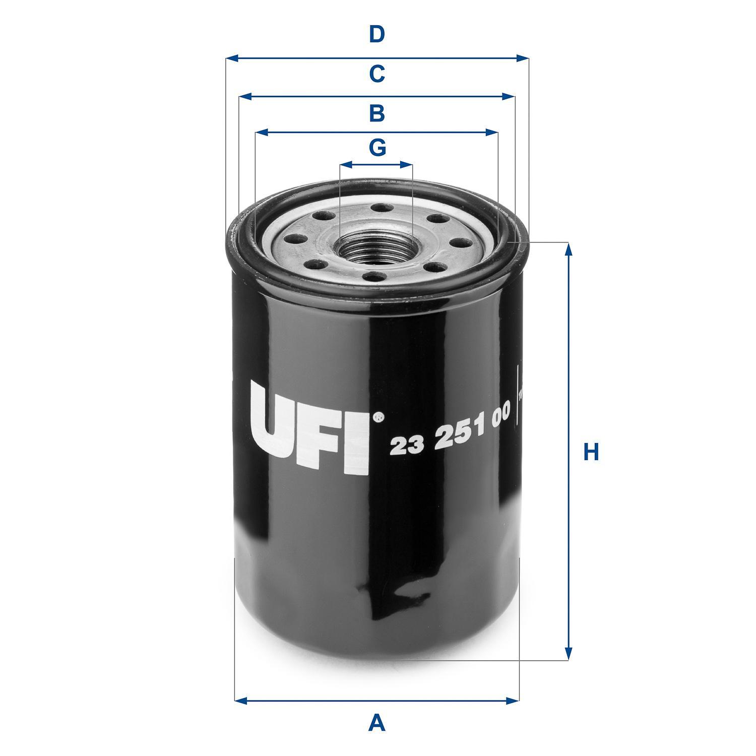 

UFI Фильтр масляный SUZUKI Ignis/Jimny/Liana/Samurai 1.3-1.6, SUBARU Justy 1.3-1.5 98->