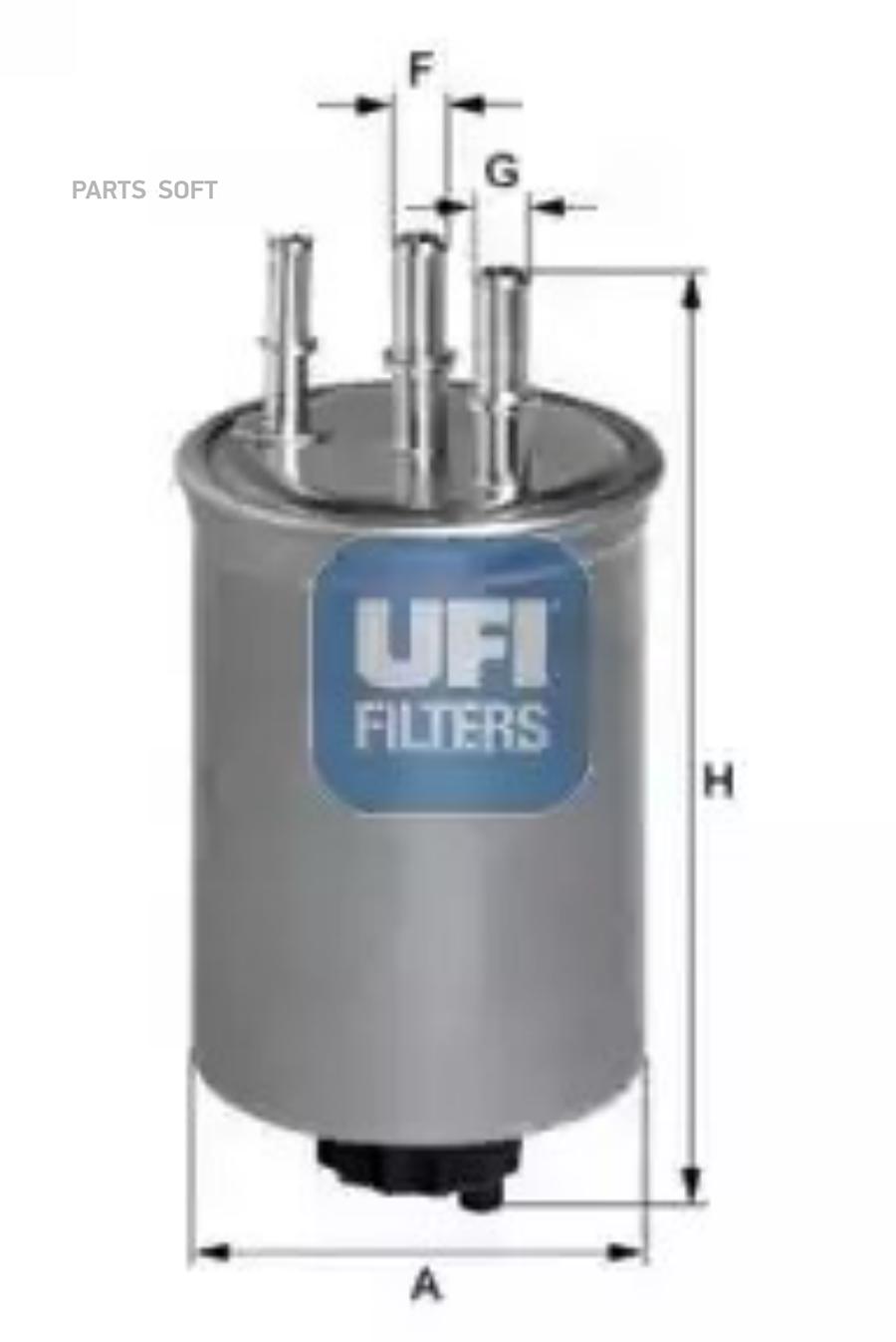 

UFI Фильтр топливный Фильтр топливный