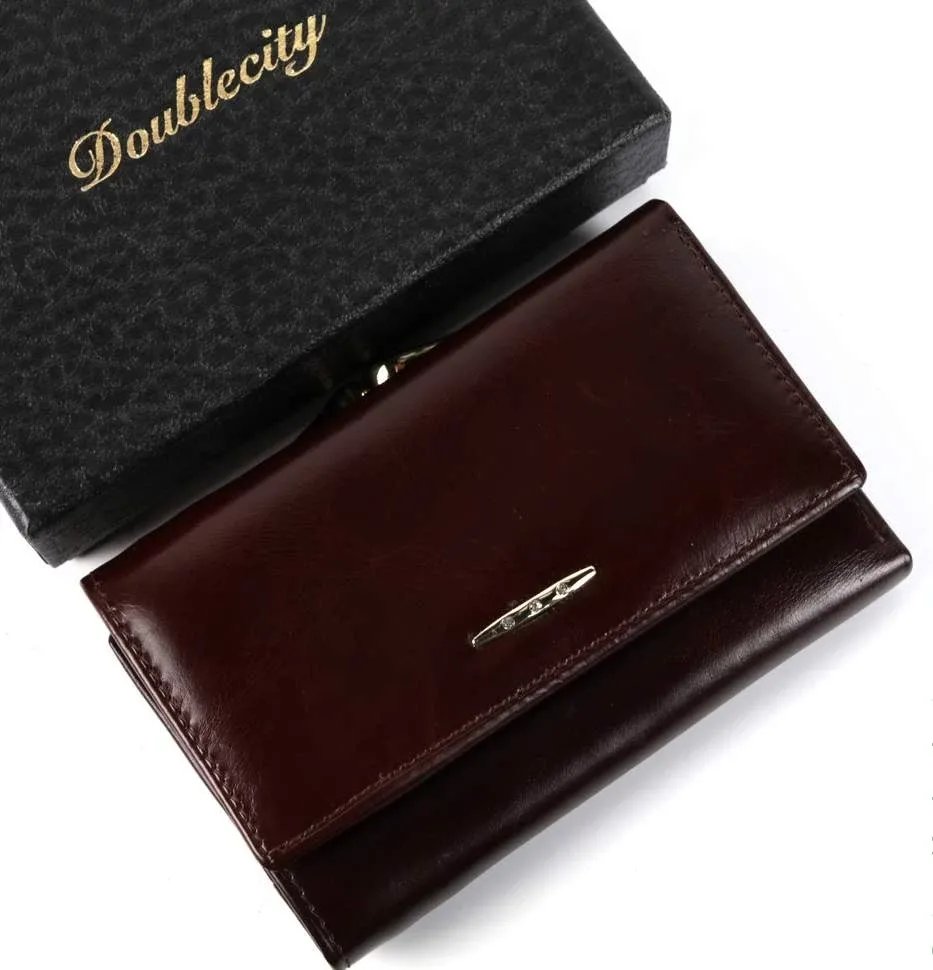 

Кошелек женский Doublecity DC02 коричневый, DC02