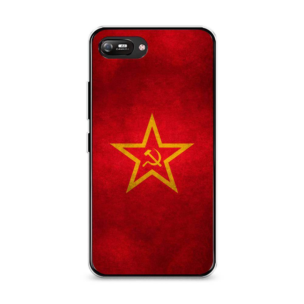 

Чехол Awog на Itel A25/A35 "Красное знамя", Разноцветный