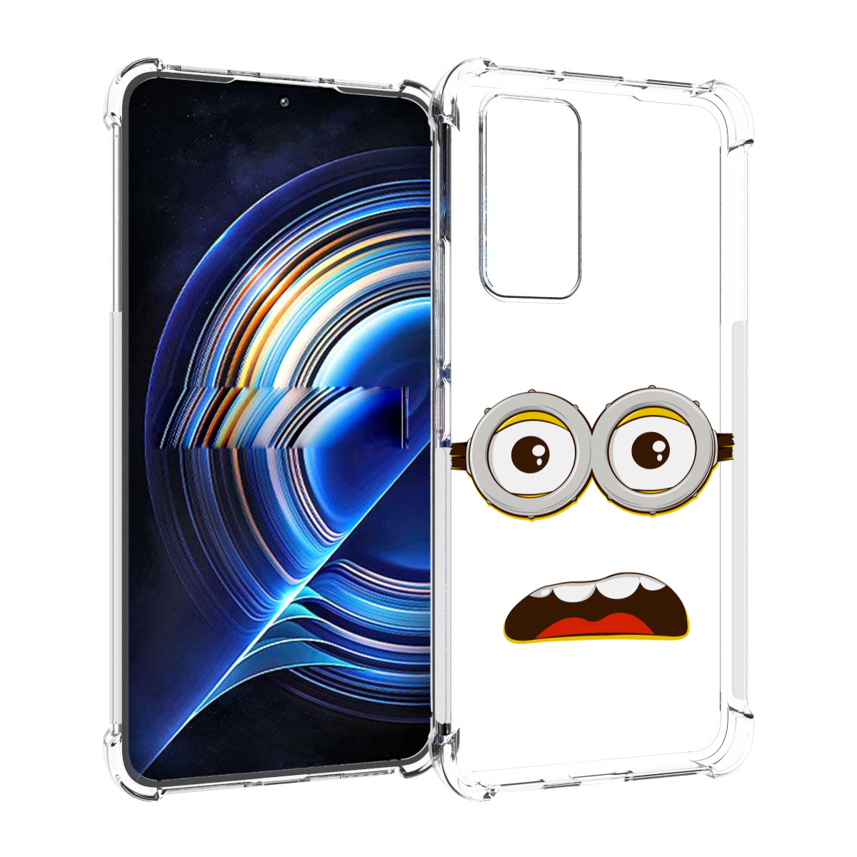 

Чехол MyPads лицо-миньона для Tecno Camon 19 Neo, Прозрачный, Tocco