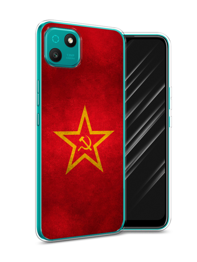 

Чехол Awog на Wiko T10 "Красное знамя", Разноцветный