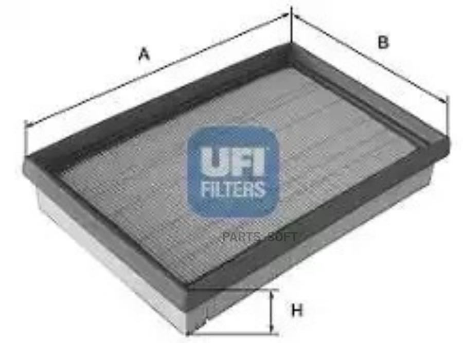 UFI Фильтр воздушный BMW 1-4 (F20-F23/F30/F31-36/F80-83) 10->