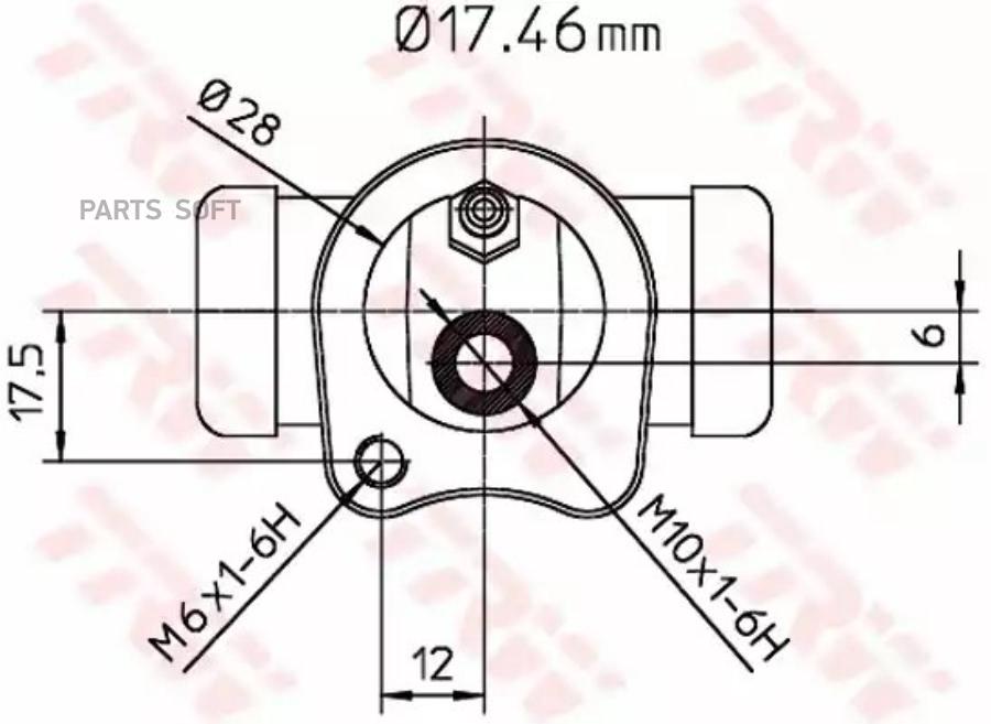 

Bwc115_=101-300=k174=05-83013-sx3 [90235420] задн. торм. цил. opel ascona 85г. >/astra