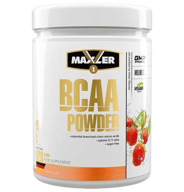Maxler BCAA Powder (420 гр.) (Клубника-киви)