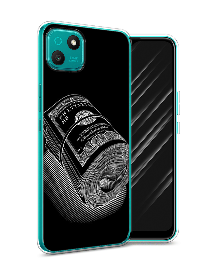 

Чехол Awog на Wiko T10 "Кубышка денег", Белый;черный