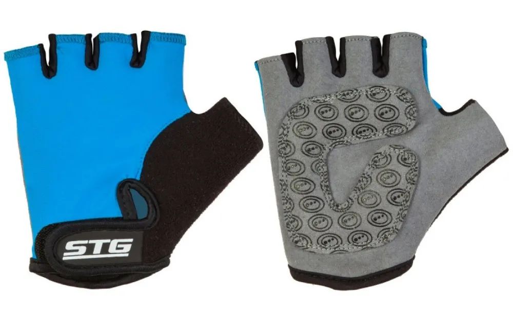 Велосипедные перчатки STG X87905 p.XS (синие)