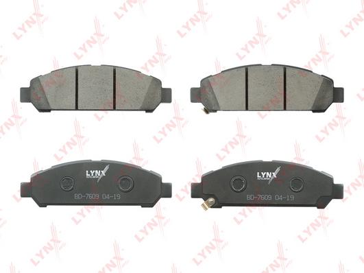 

Тормозные колодки LYNXauto передние дисковые bd7609