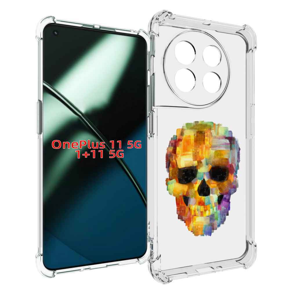 

Чехол MyPads нарисованный череп для OnePlus 11, Прозрачный, Tocco