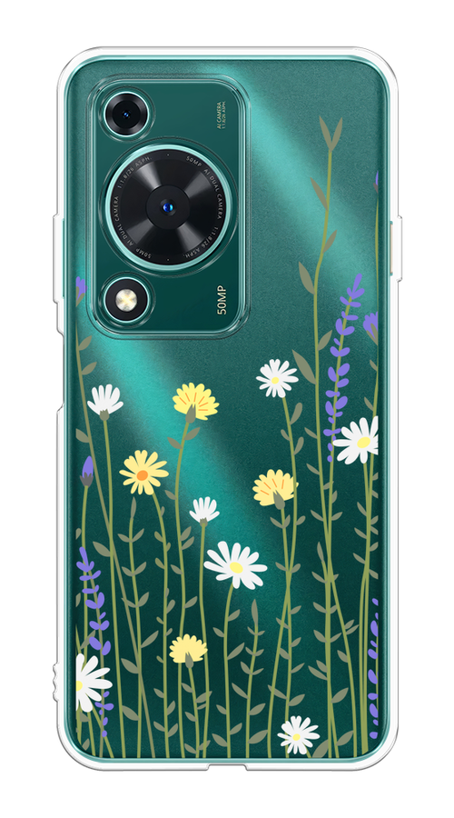 

Чехол на Huawei Nova Y72 "Ромашка и лаванда", Зеленый;желтый;прозрачный, 6123650-1