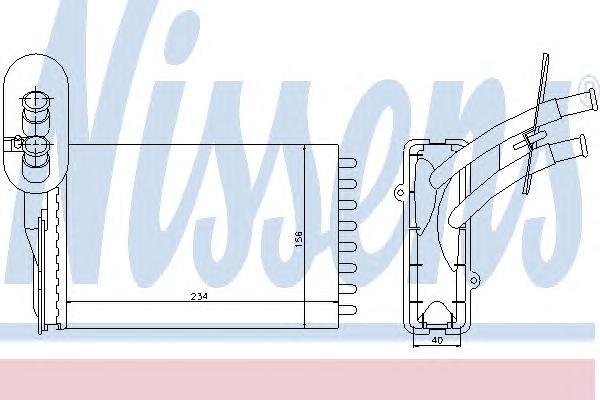 

Ns73961_Радиатор Печки Rнd Vw Gоlf/Раssаt/Роlо/Sсirоссо,Sеаt Ibizа 83> NISSENS 73961