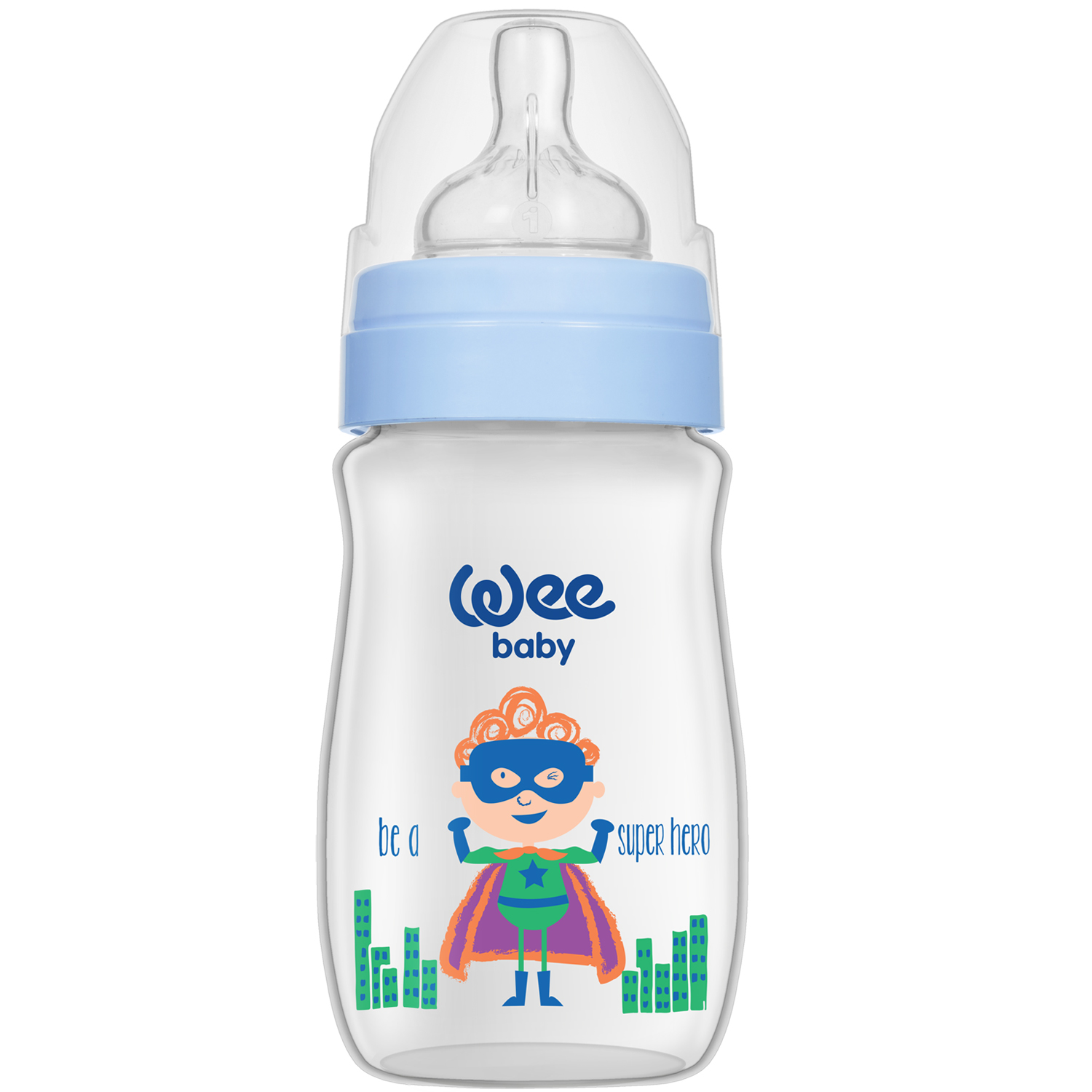 

Бутылочка WeeBaby Plus. Classic, с рождения, 250 мл