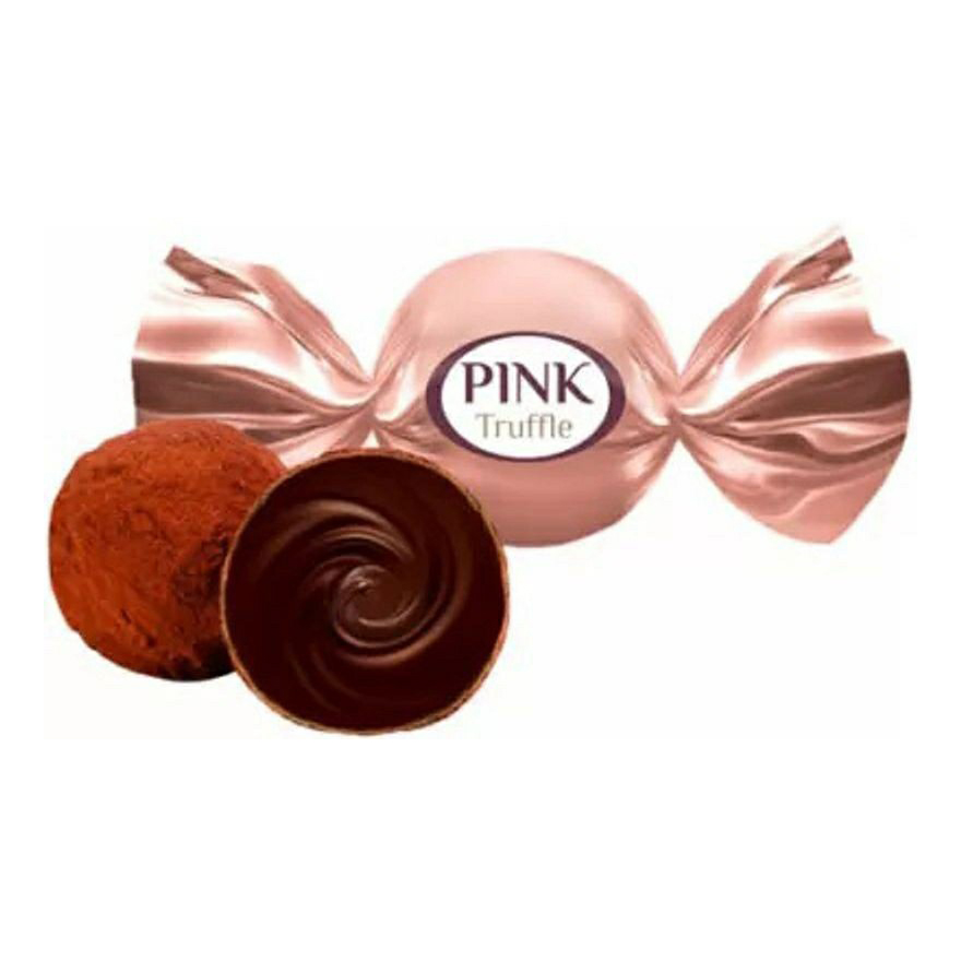

Конфеты глазированные Pink Truffle с кремовой начинкой
